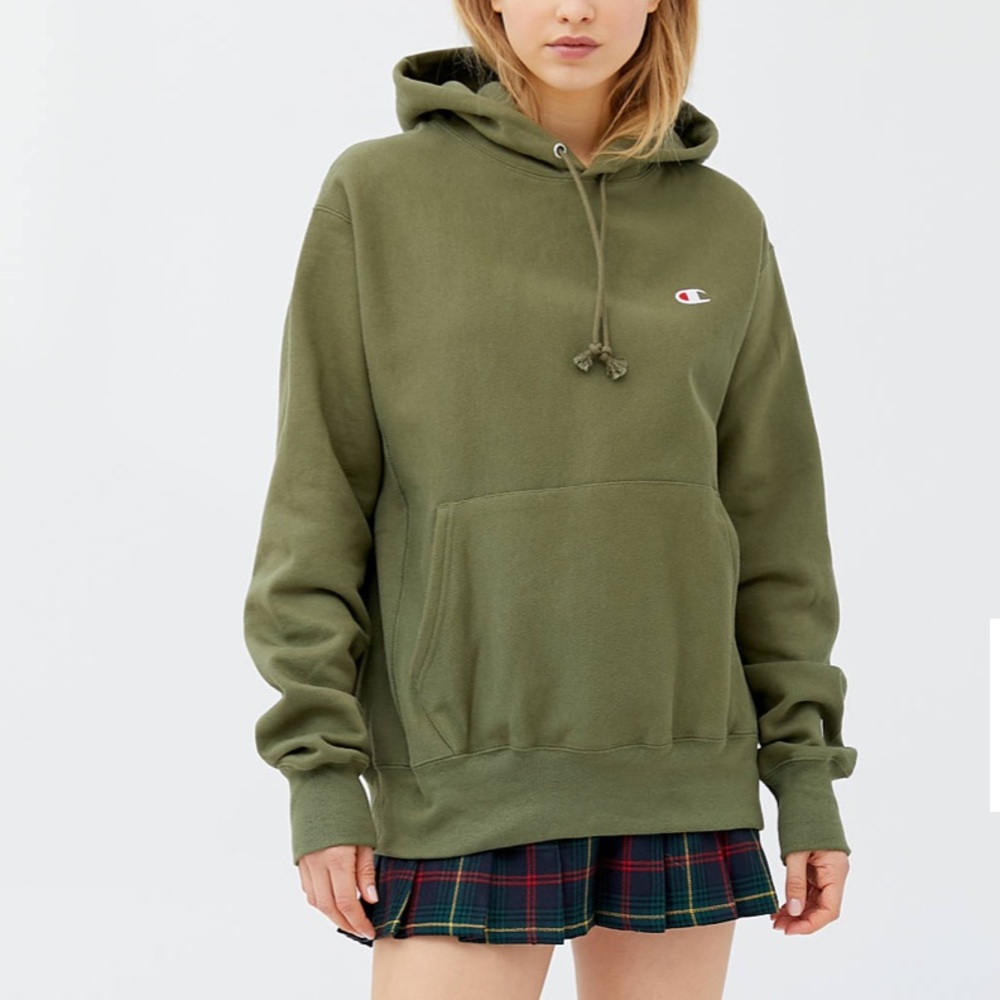 Army Green Champion Hoodie